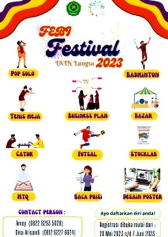 Ormawa FEBI Gelar Aneka Lomba di Ajang FEBI Festival 2023