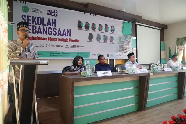 IAIN Langsas FEBI Holds Hoax-Sensing National School for Beginner Voters