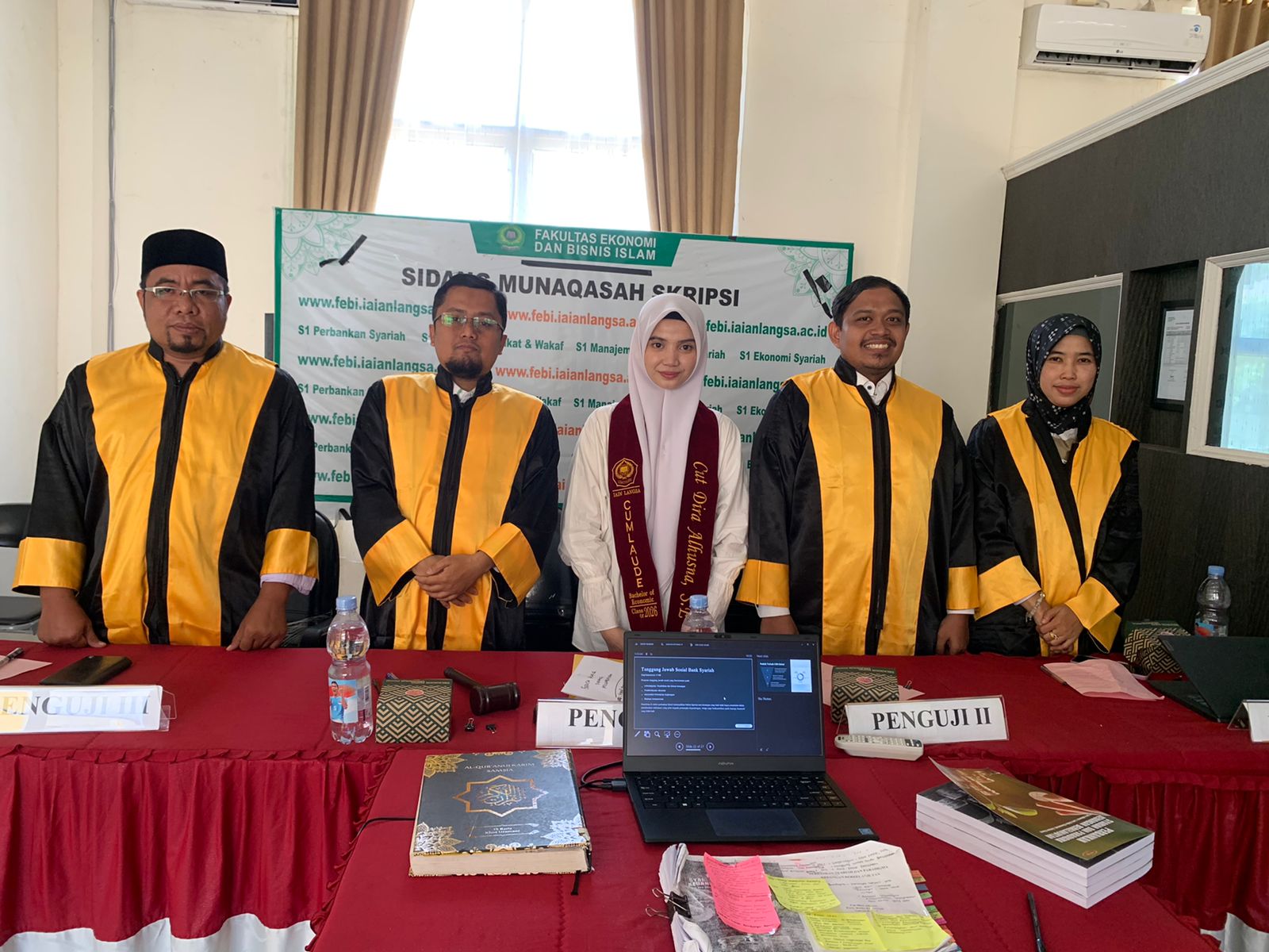 Mahasiswa FEBI IAIN Langsa Sukses Pertahankan Sidang Akhir dengan Karya Buku Ilmiah