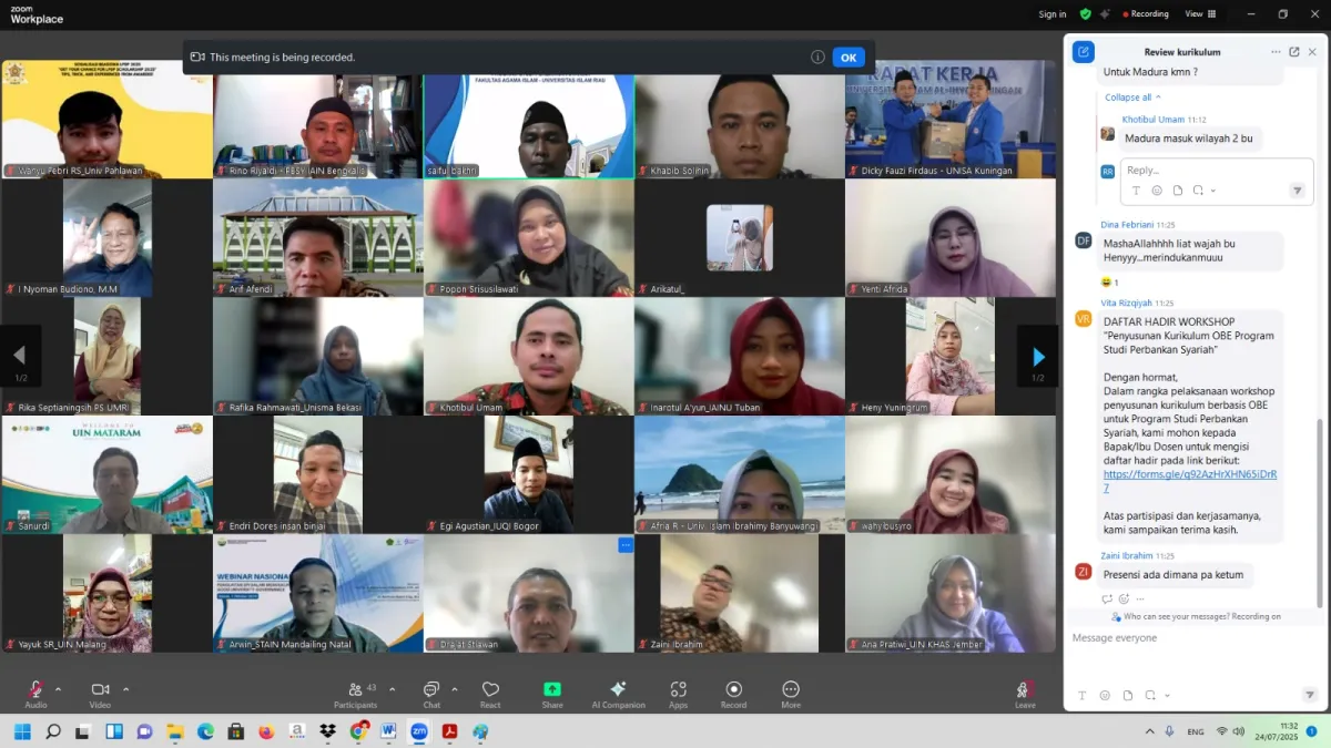 Program Studi Perbankan Syariah FEBI IAIN Langsa Mengikuti Workshop Kurikulum OBE APSKPS: Menuju Lulusan Perbankan Syariah yang Siap dalam Dunia Industri