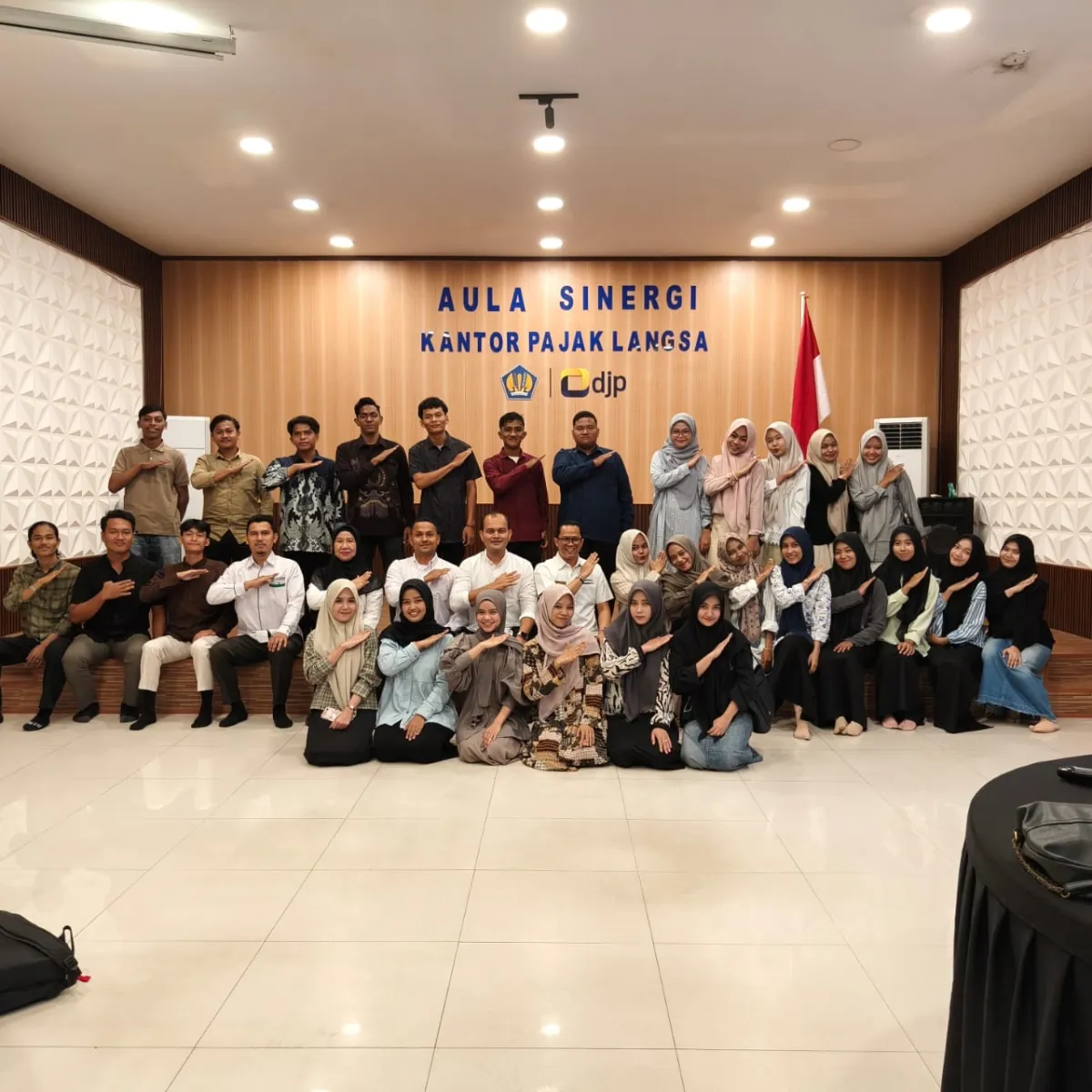 KPP Pratama Langsa Terima 27 Relawan Pajak dari FEBI IAIN Langsa