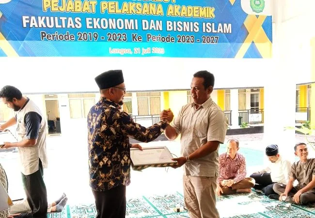 Coffe Morning Dan Lepas Sambut Pejabat Pelaksana Akademik FEBI IAIN Langsa Berlangsung Penuh Kekeluargaan