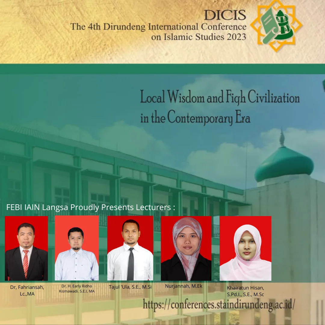 Dosen FEBI IAIN Langsa Mengikuti DICIS 2023