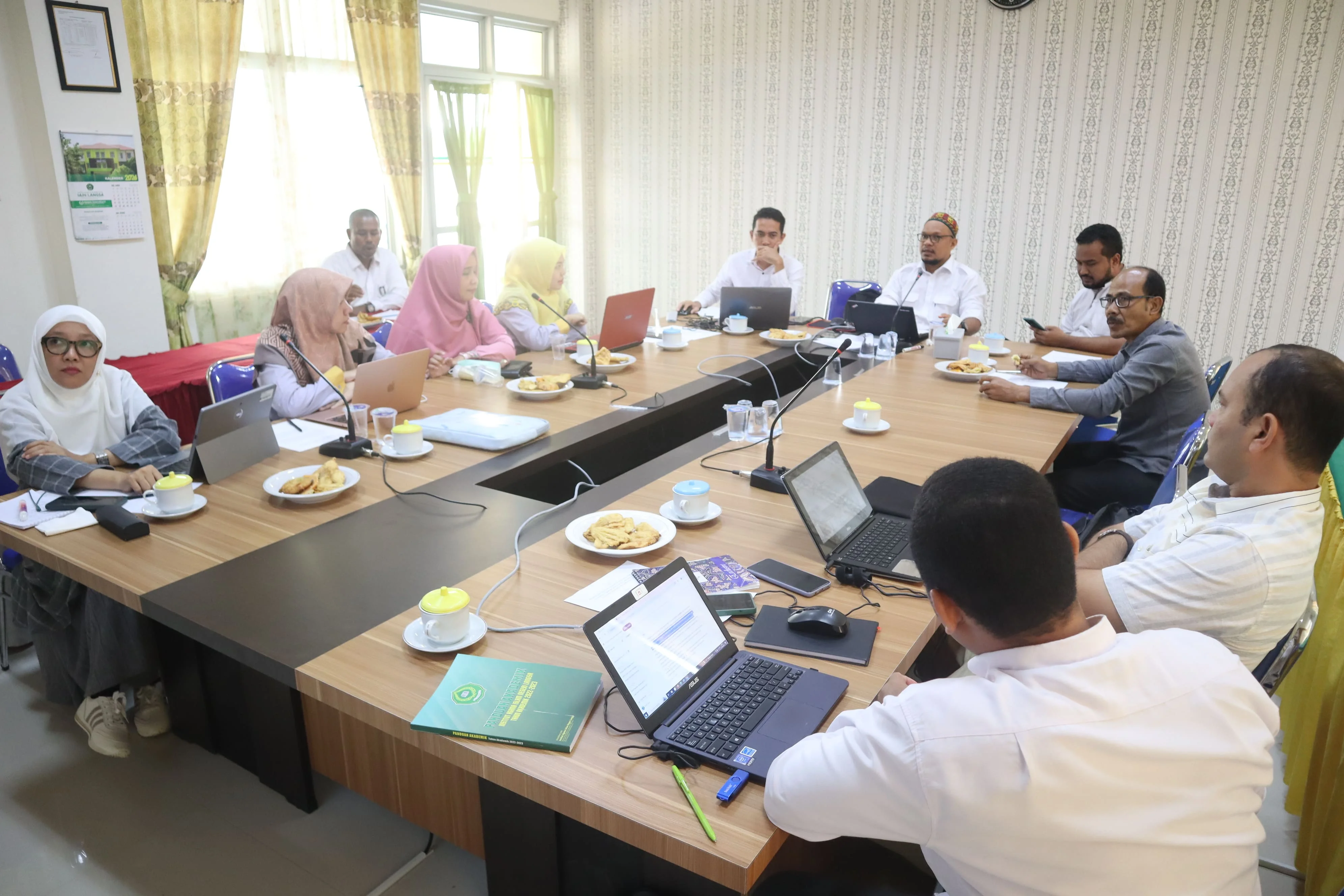 Dekan dan Ketua Program Studi FEBI IAIN Langsa Bahas  VISI dan MISI Fakultas dan Program Studi