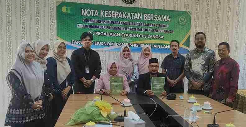 FEBI IAIN Langsa dan Pegadaian Syariah Jalin Kerjasama Strategis untuk Sinergi Inklusi Keuangan