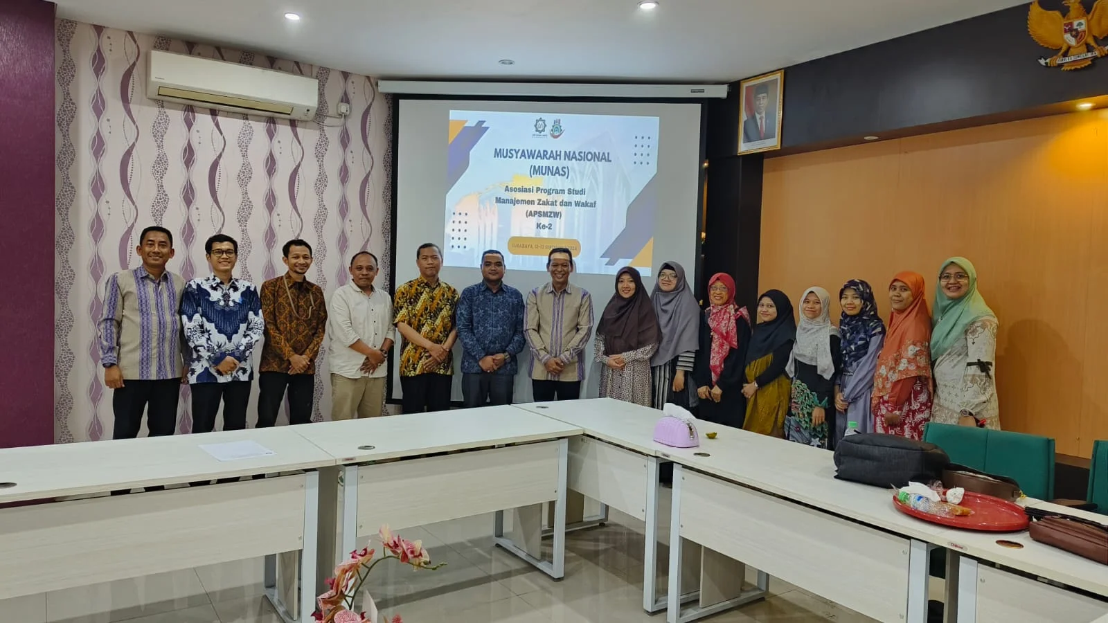 Program Studi Manajemen Zakat dan Wakaf FEBI IAIN Langsa Ikut Munas APSMZW ke-2 di Surabaya