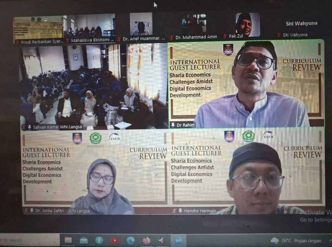 FEBI IAIN Langsa Lakukan Review Kurikulum Internasional Bersama Pakar dari Malaysia dan IAEB